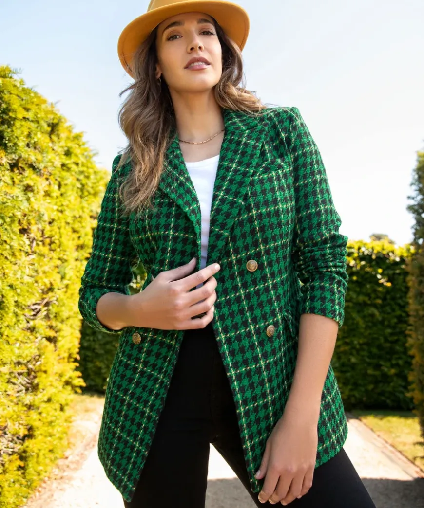 Beautifully Bold Check Jacket