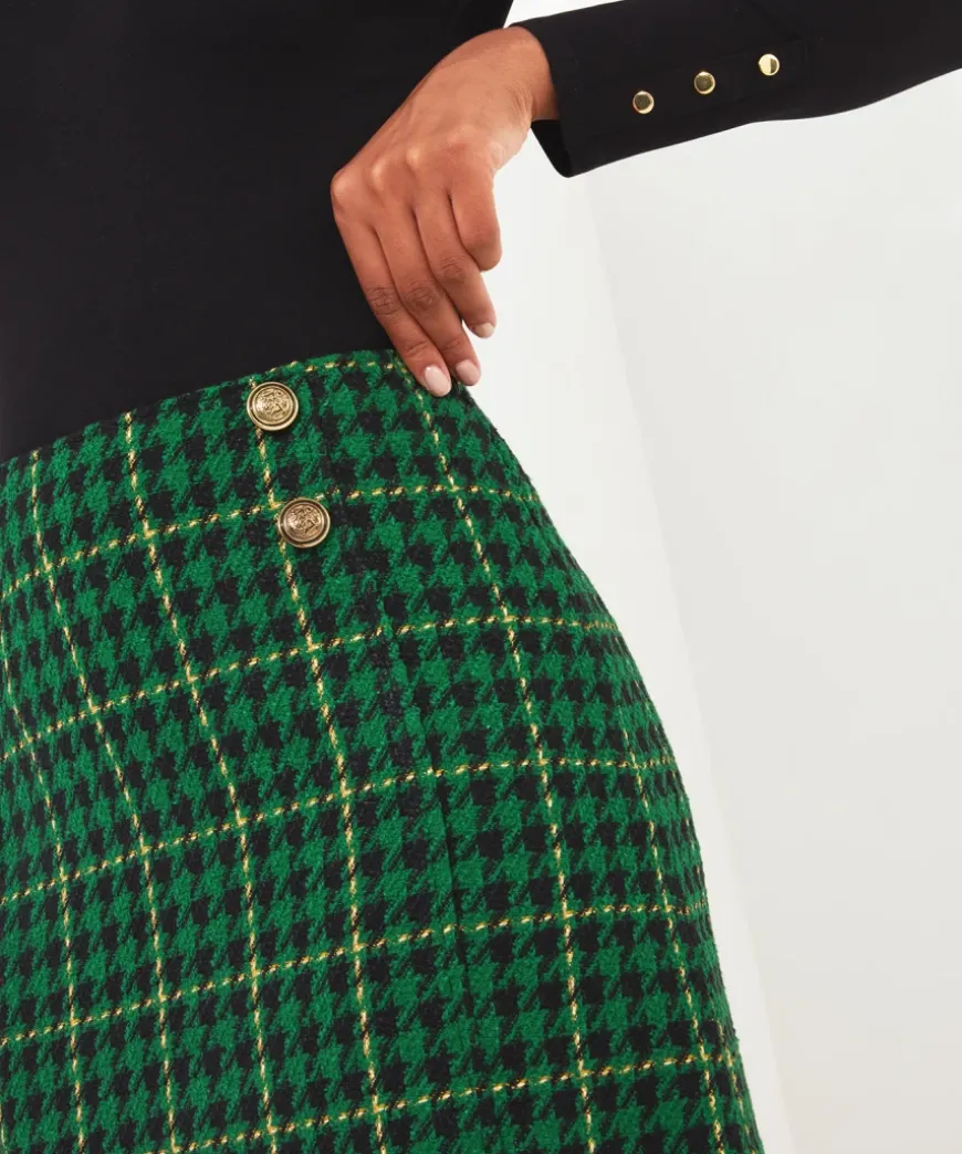 Beautifully Bold Check Skirt
