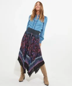 Boho Babe Hanky Hem Skirt