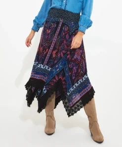 Boho Babe Hanky Hem Skirt