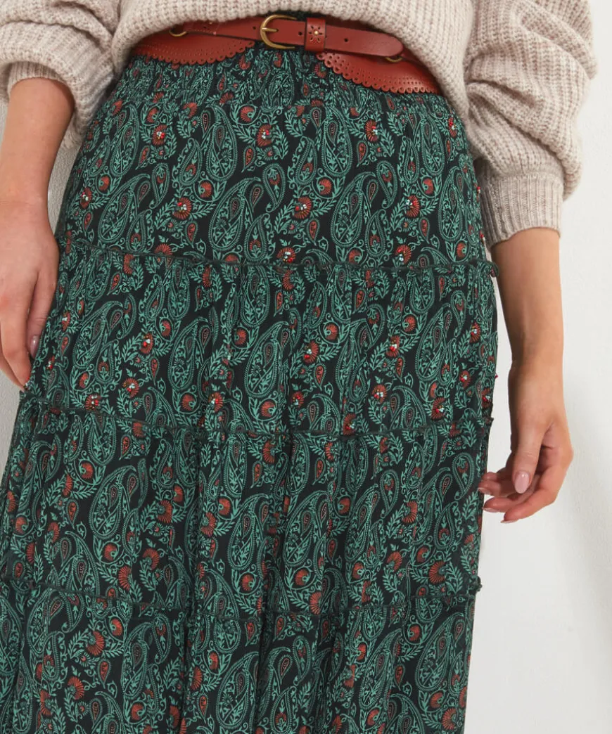Boho Days Beaded Skirt