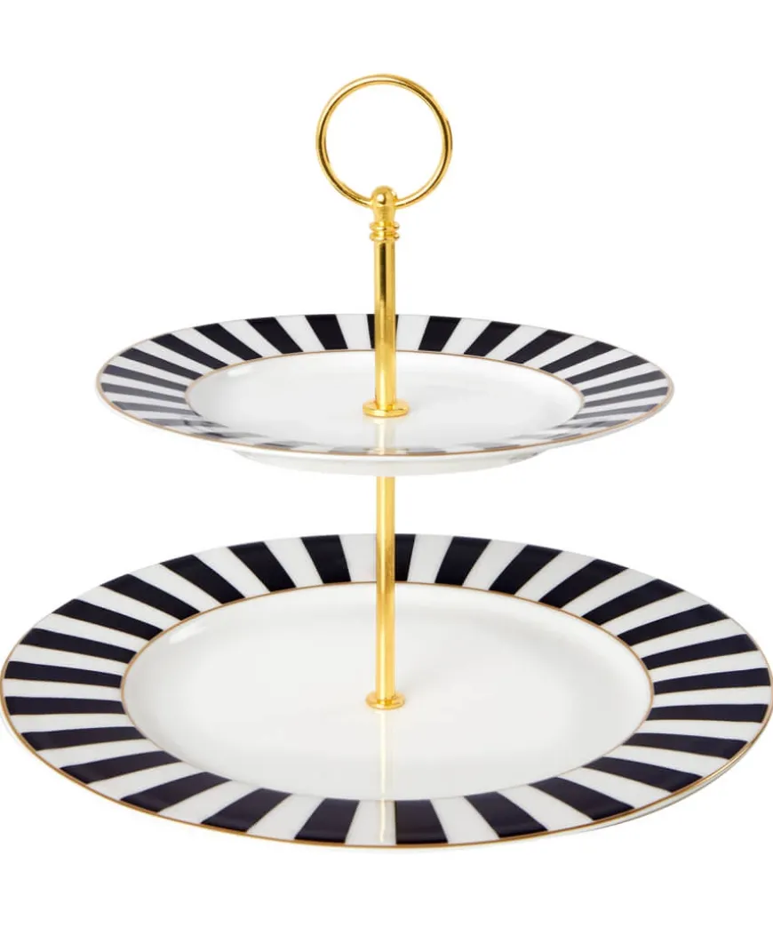 Bombay Duck Sophisticated Stripe Cake Stand