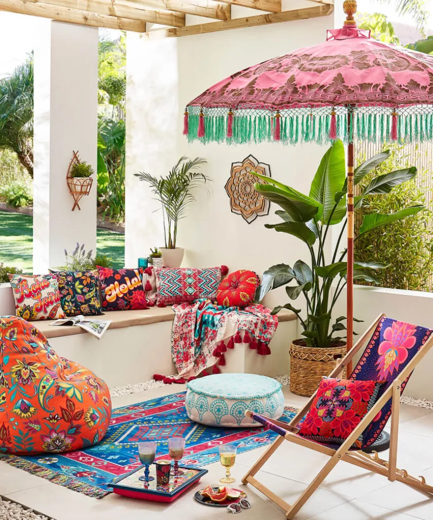Bright And Bold Outdoor Cushion