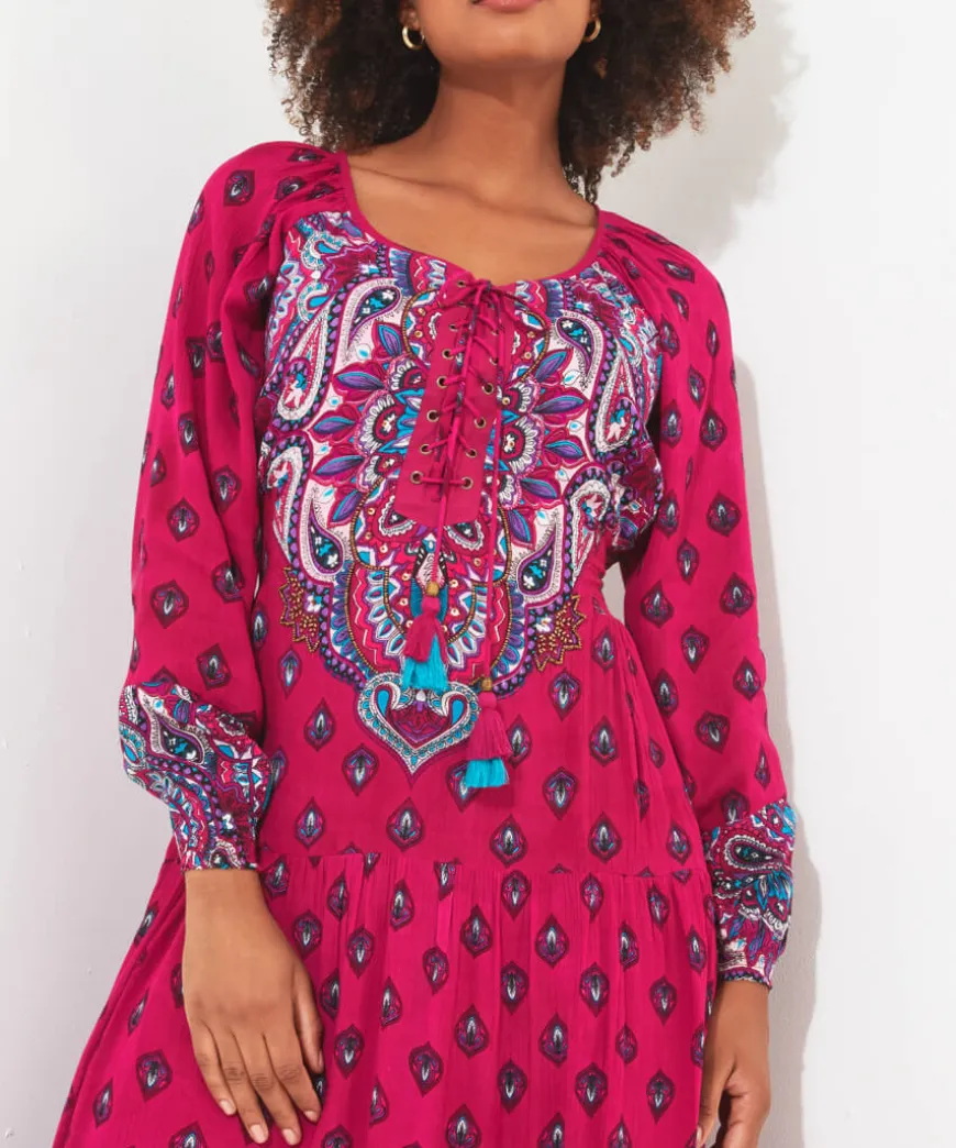 Brilliantly Boho Beaded Dress