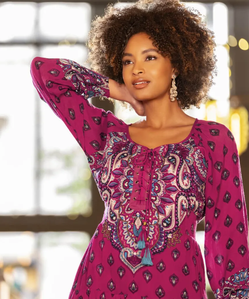 Brilliantly Boho Beaded Dress