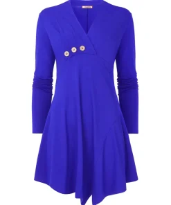 Button Detail Tunic Top
