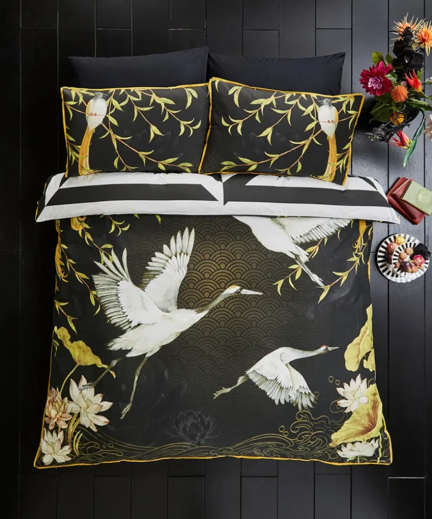 Candescent Cranes Reversible Bed Set