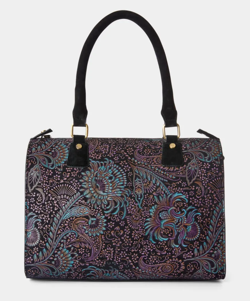 Carmen Print Suede Weekender Bag