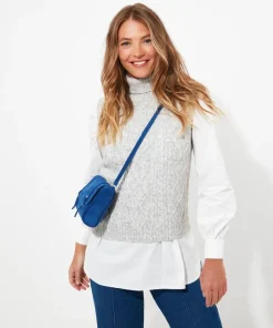 Charming Cable Knit Vest