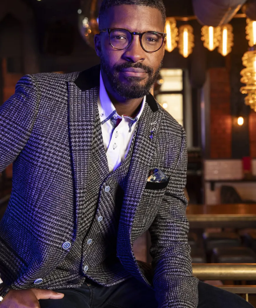 Charming Check Blazer
