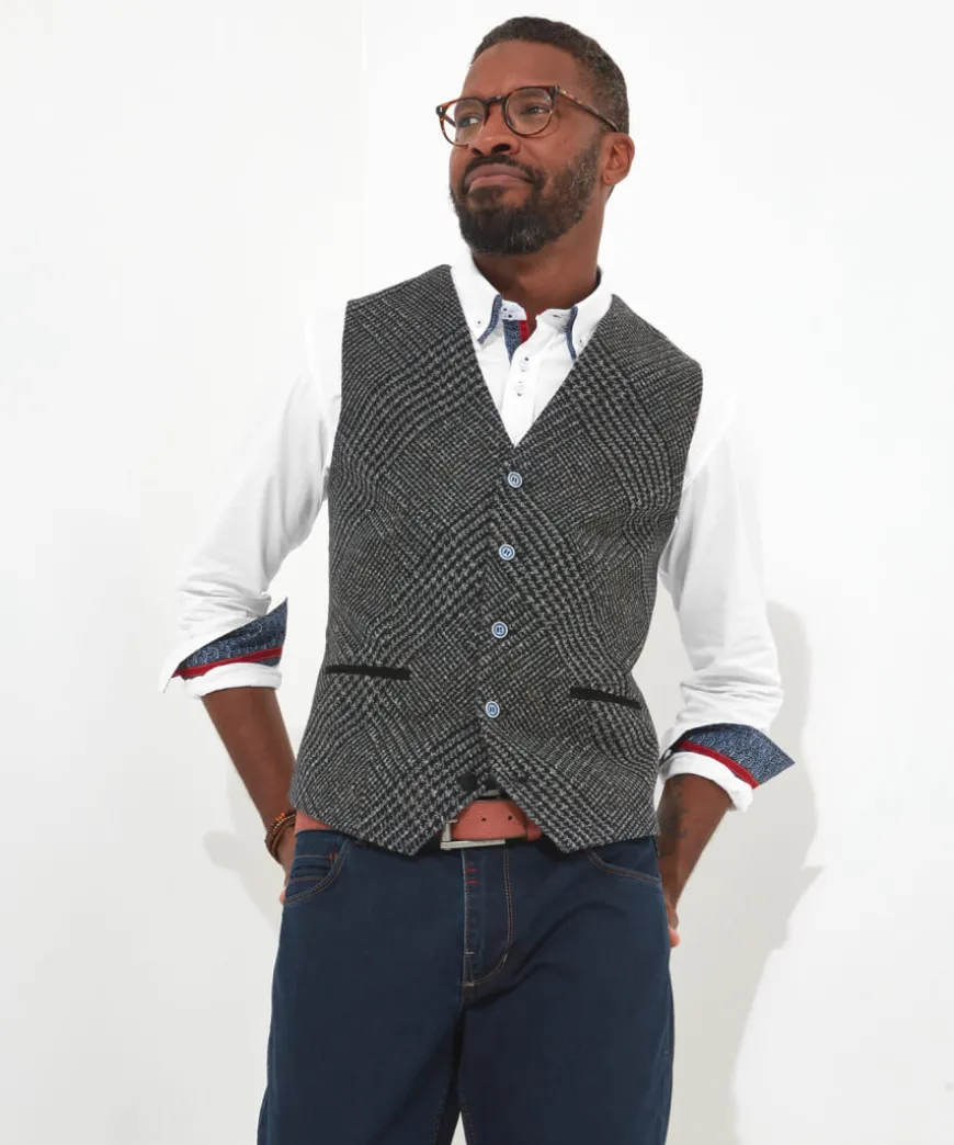 Charming Check Waistcoat