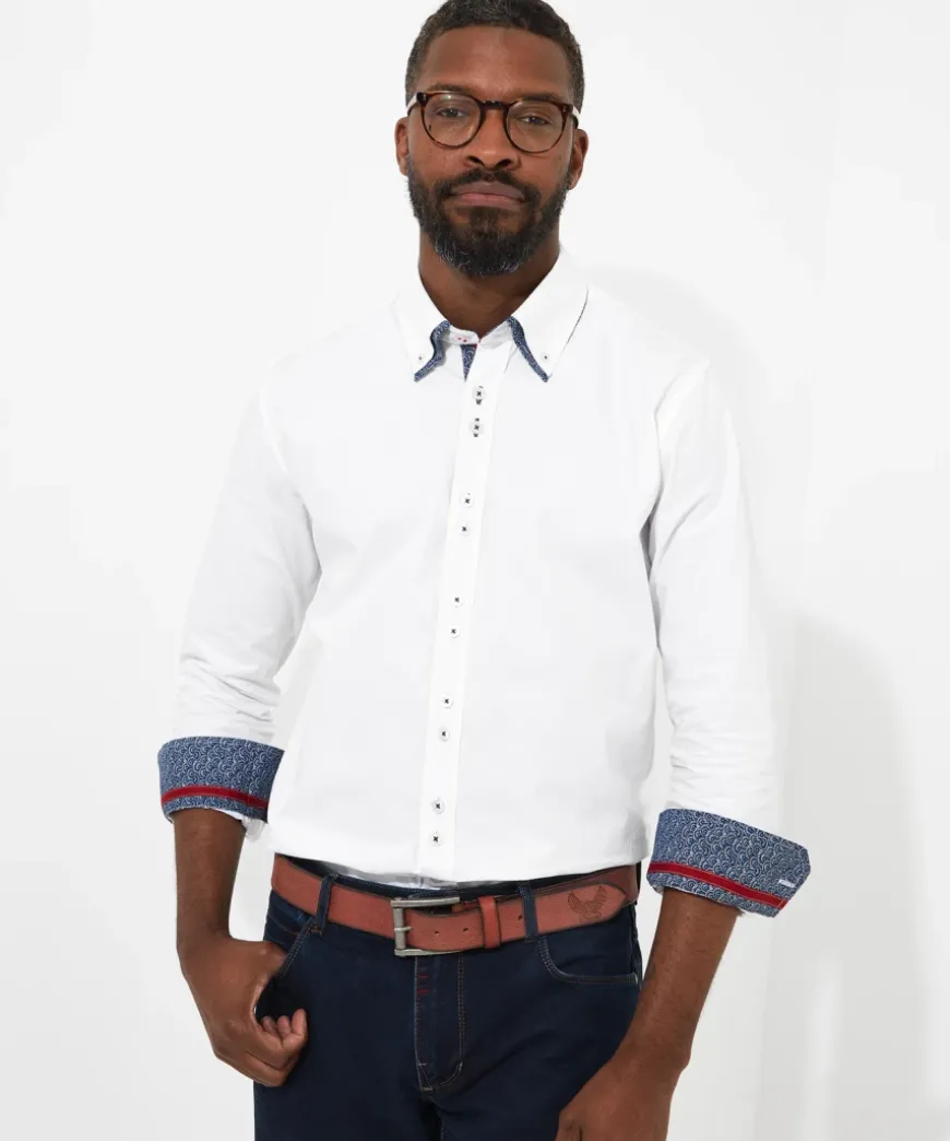 Charming Double Collar Shirt
