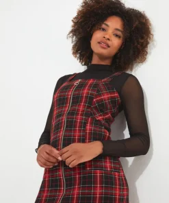 Check It Out Zip Up Dress