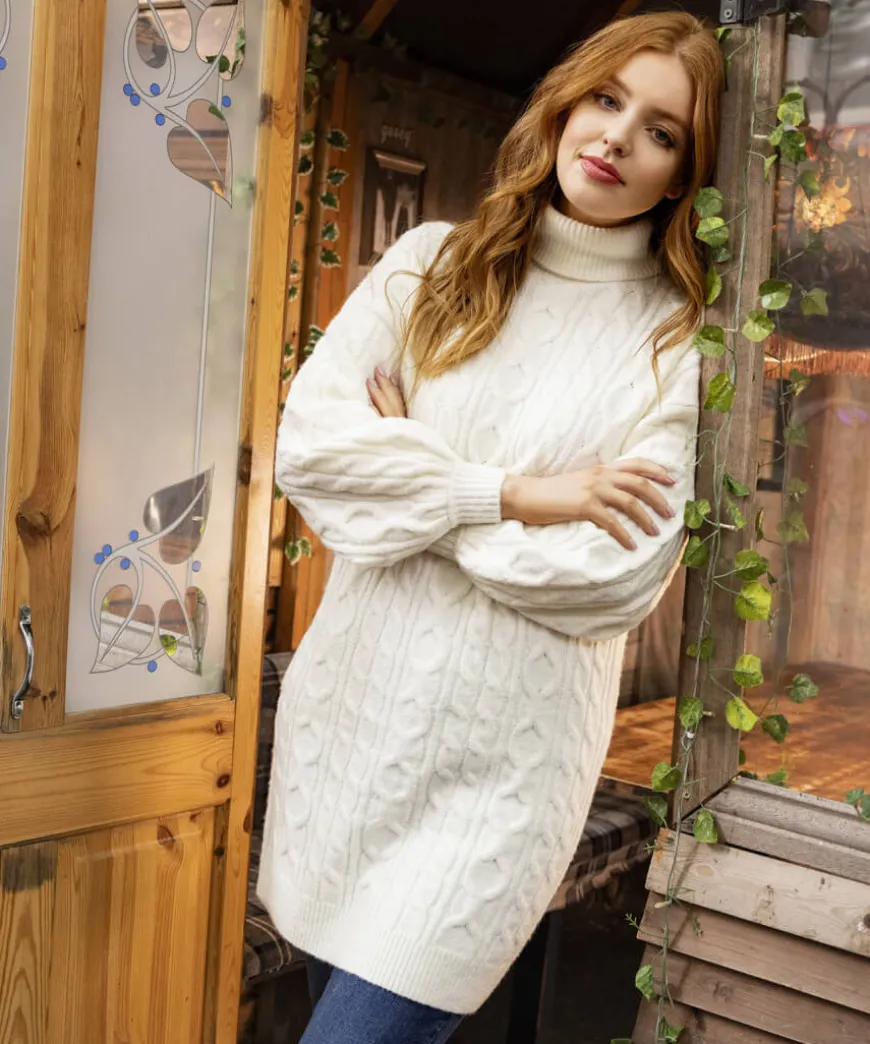 Cosy And Cable Jumper Dress
