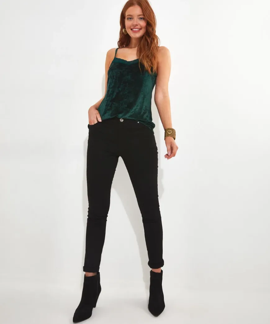 Crushed Velour Cami