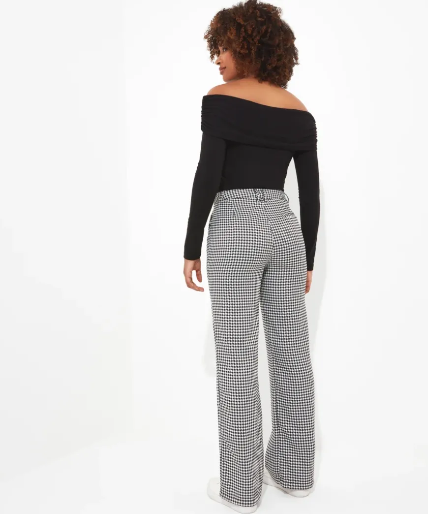 Daring Dogtooth Trousers