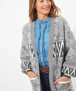 Dazzling Geo Balloon Sleeve Cardigan
