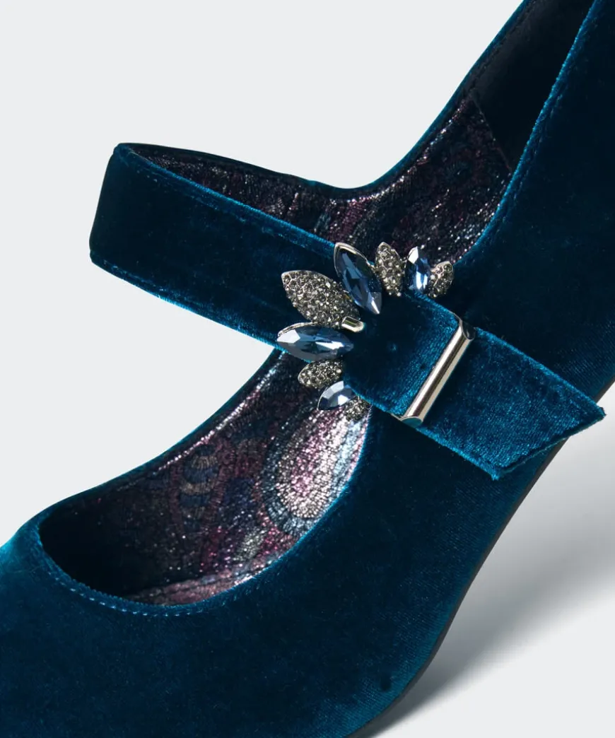 Deco Decadence Velvet Shoes