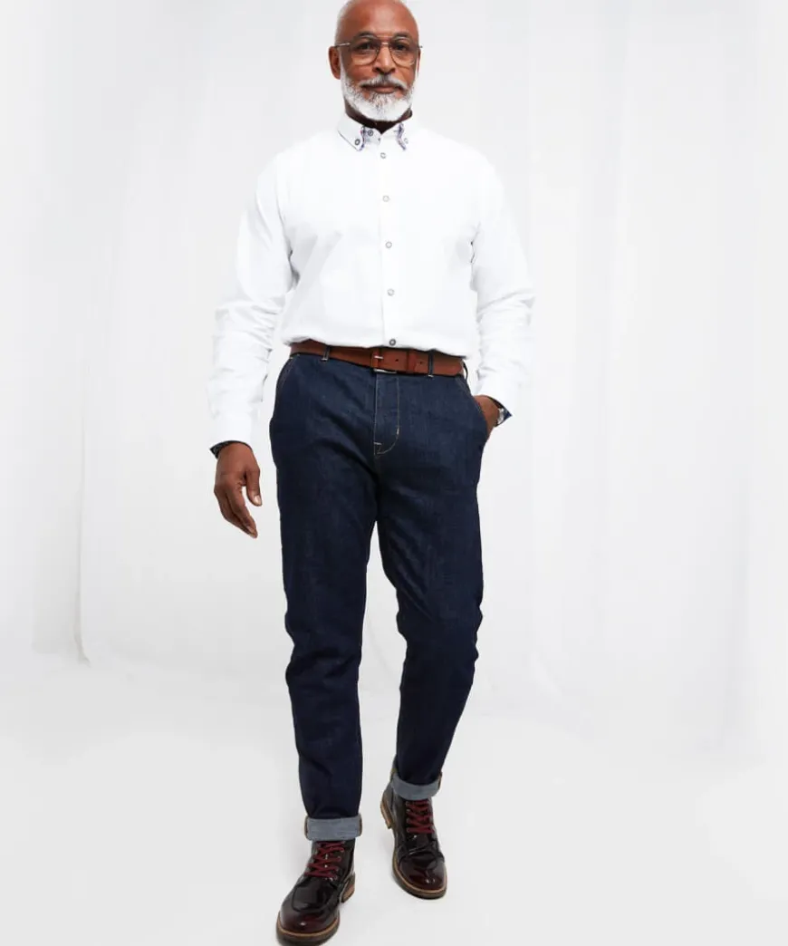 Delightful Double Collar Shirt