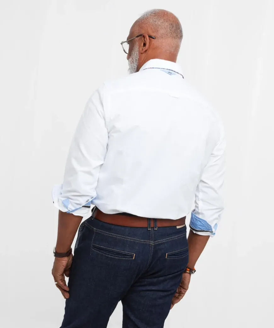Delightful Double Collar Shirt