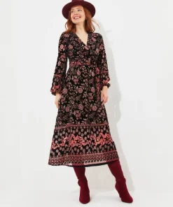 Dramatically Different Devore Dress