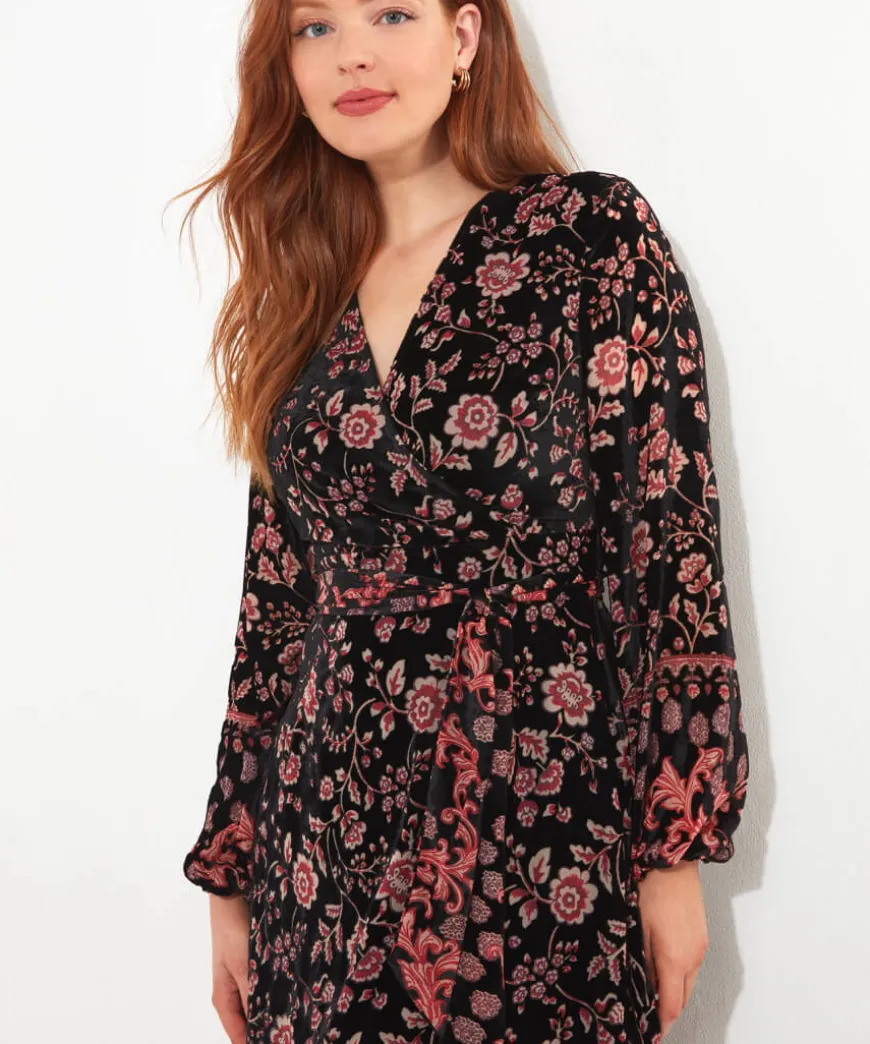 Dramatically Different Devore Dress