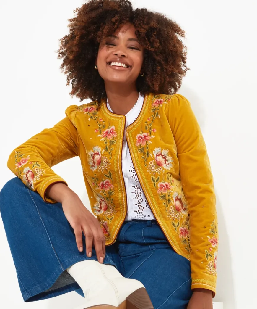 Elegantly Embroidered Boutique Jacket