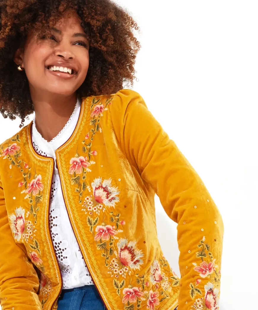 Elegantly Embroidered Boutique Jacket
