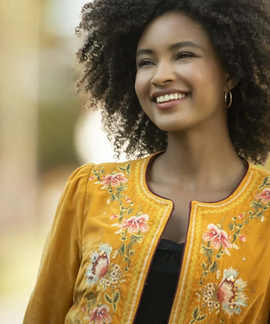 Elegantly Embroidered Boutique Jacket