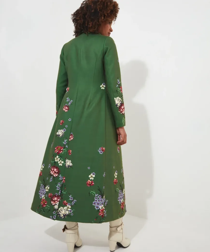 Elegantly Floral Coat