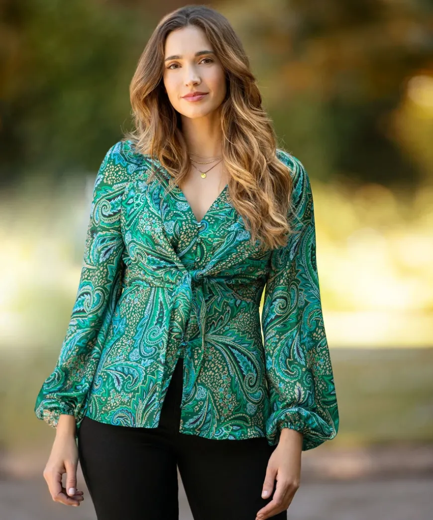 Enchanted Print Blouse