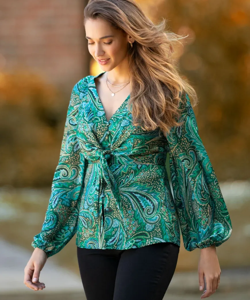 Enchanted Print Blouse