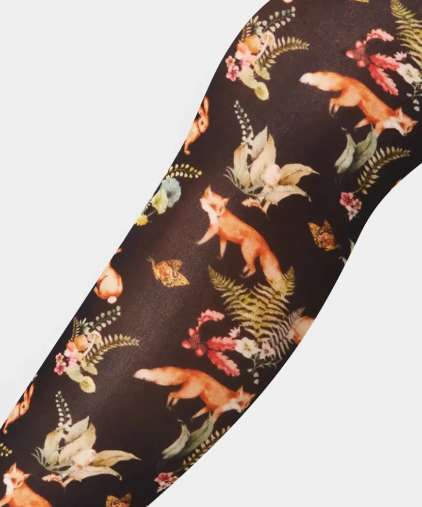 Enchanted Wood Printed Tights