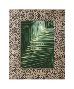 Endless Etched Floral Photo Frame