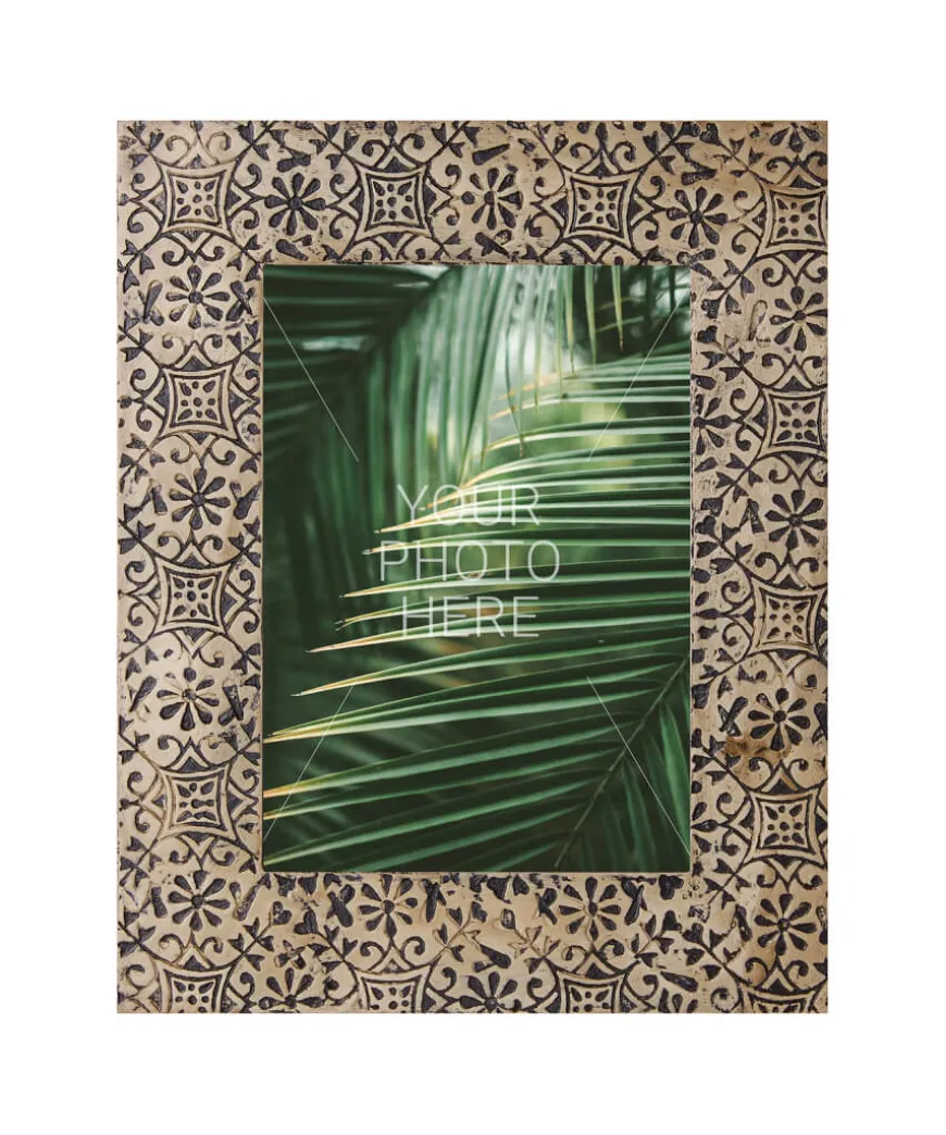 Endless Etched Floral Photo Frame