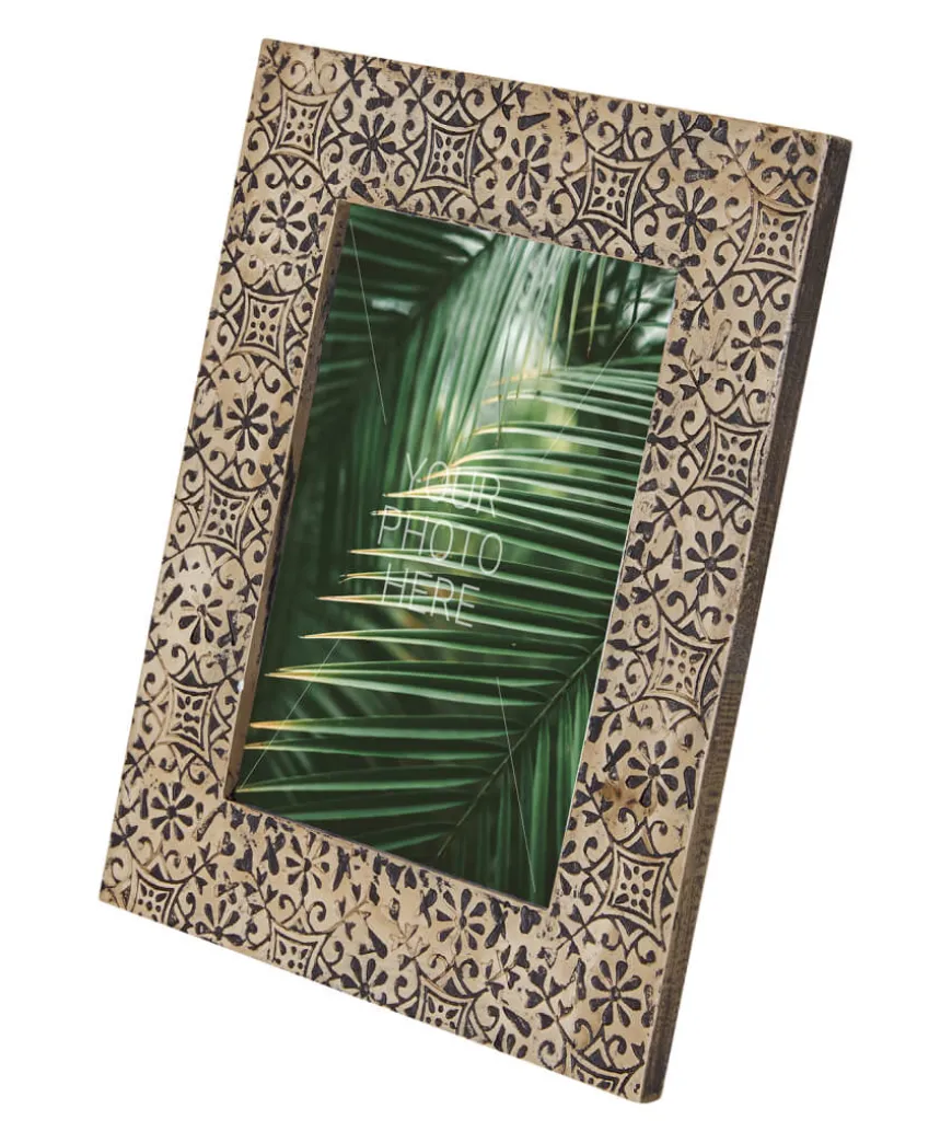 Endless Etched Floral Photo Frame