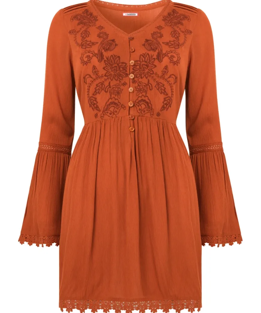 Ever So Pretty Embroidered Tunic Top