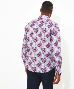 Faded Floral Skull Shirt
