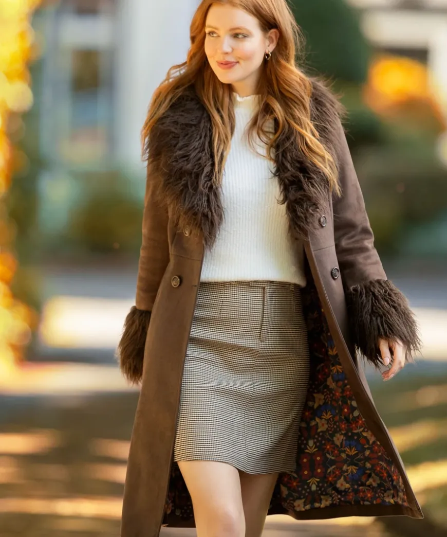 Fantastic Fur Trim Coat