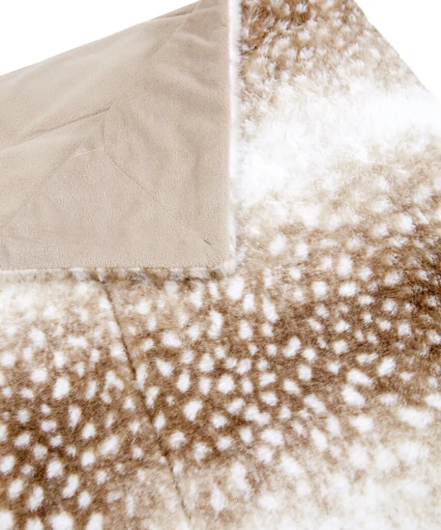 Fawn Fur Throw