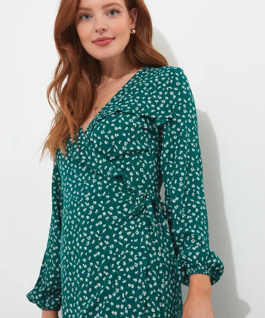 Florrie Wrap Frill Dress