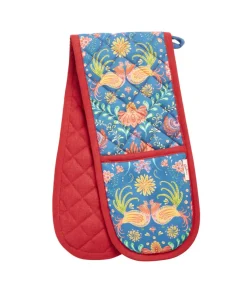 Folk Floral Oven Glove