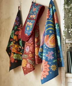 Folk Floral Oven Glove