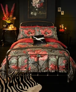 Funky Floral Leopard Reversible Bed Set