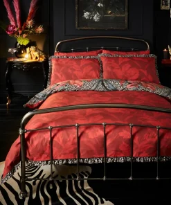 Funky Floral Leopard Reversible Bed Set