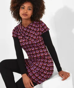 Funky Jacquard Layered Top
