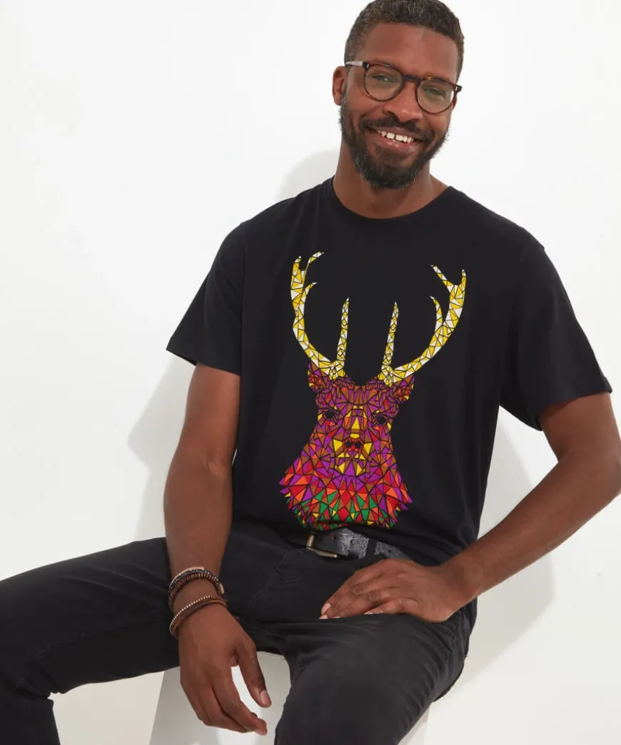 Geo Stag Tee
