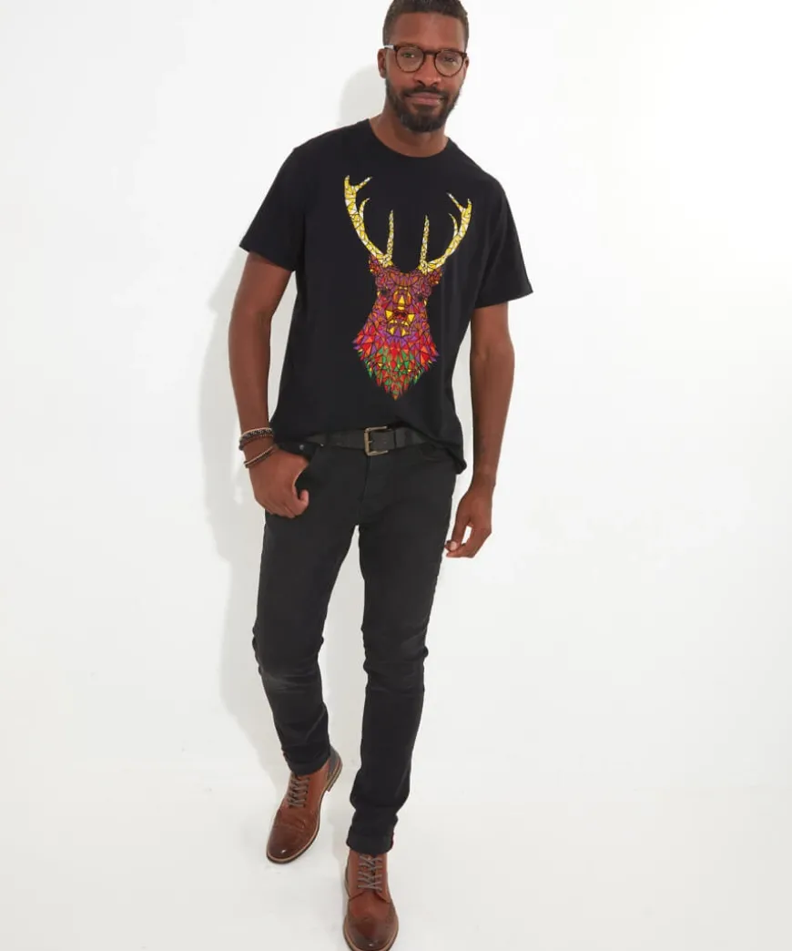 Geo Stag Tee