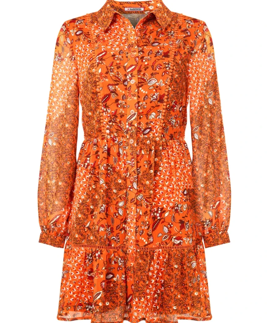 Golden Sunset Tunic Dress