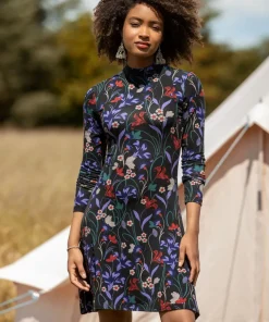 Into The Forest Jersey Dress